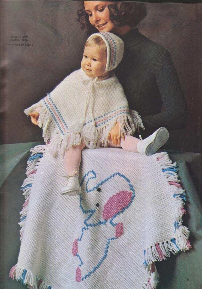 VTG!OOP!COLUMBIA MINERVA CROCHET FOR BABIES, INFANTS, TODDLERS BOOK 778 - Image 4 of 4