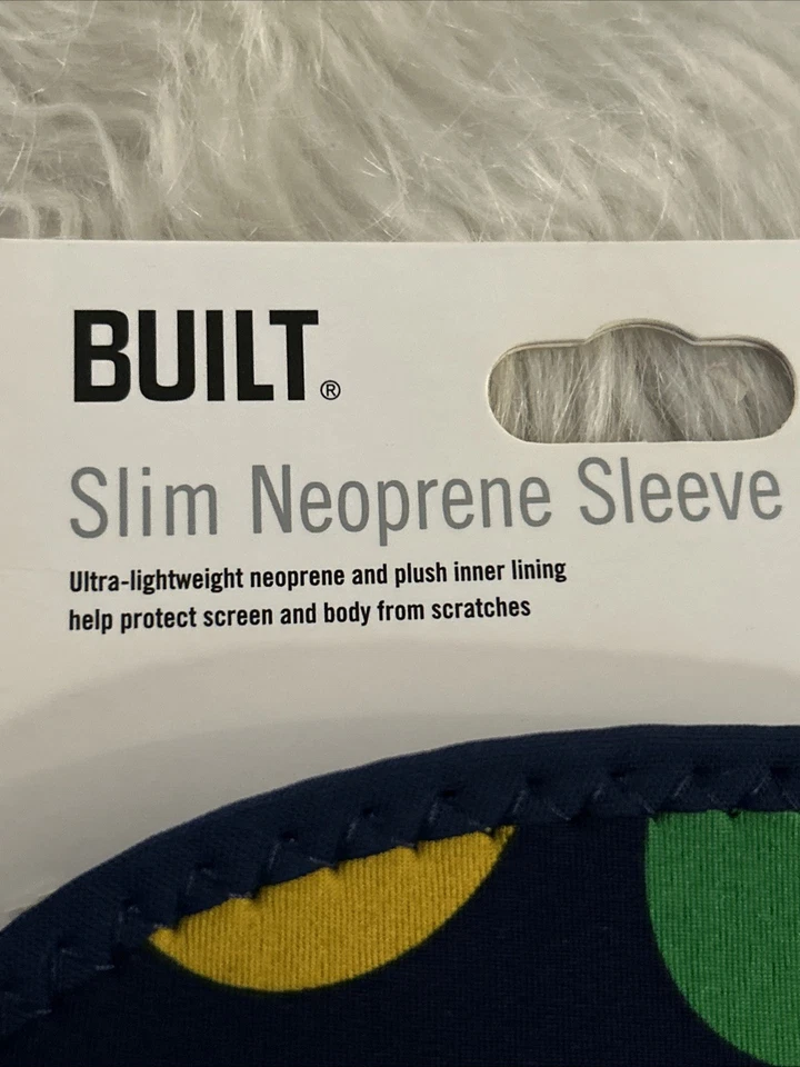 Nueva funda de neopreno delgada CONSTRUIDA - Kindle Fire - negra con lunares multicolores Foto 3 de 4