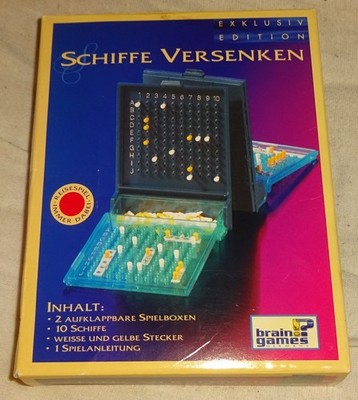 SCHIFFE VERSENKEN Brain Games UNGESPIELT in OVP TOP