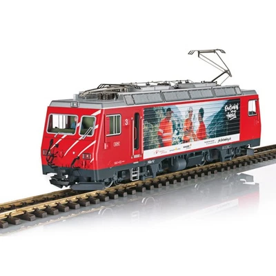 Locomotive HGe 4/4 II, N°3, "Mitarbeiterwerbung", à crémaillère, MGB Gotthard, E - Photo 1/4