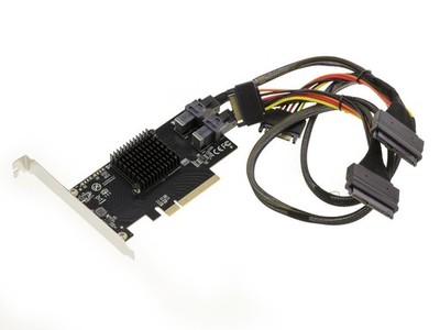 PCIe 3.1 8X 2 SSD U.2 NVMe U2 68PIN SFF-8639 - 8GB/S - With Cables