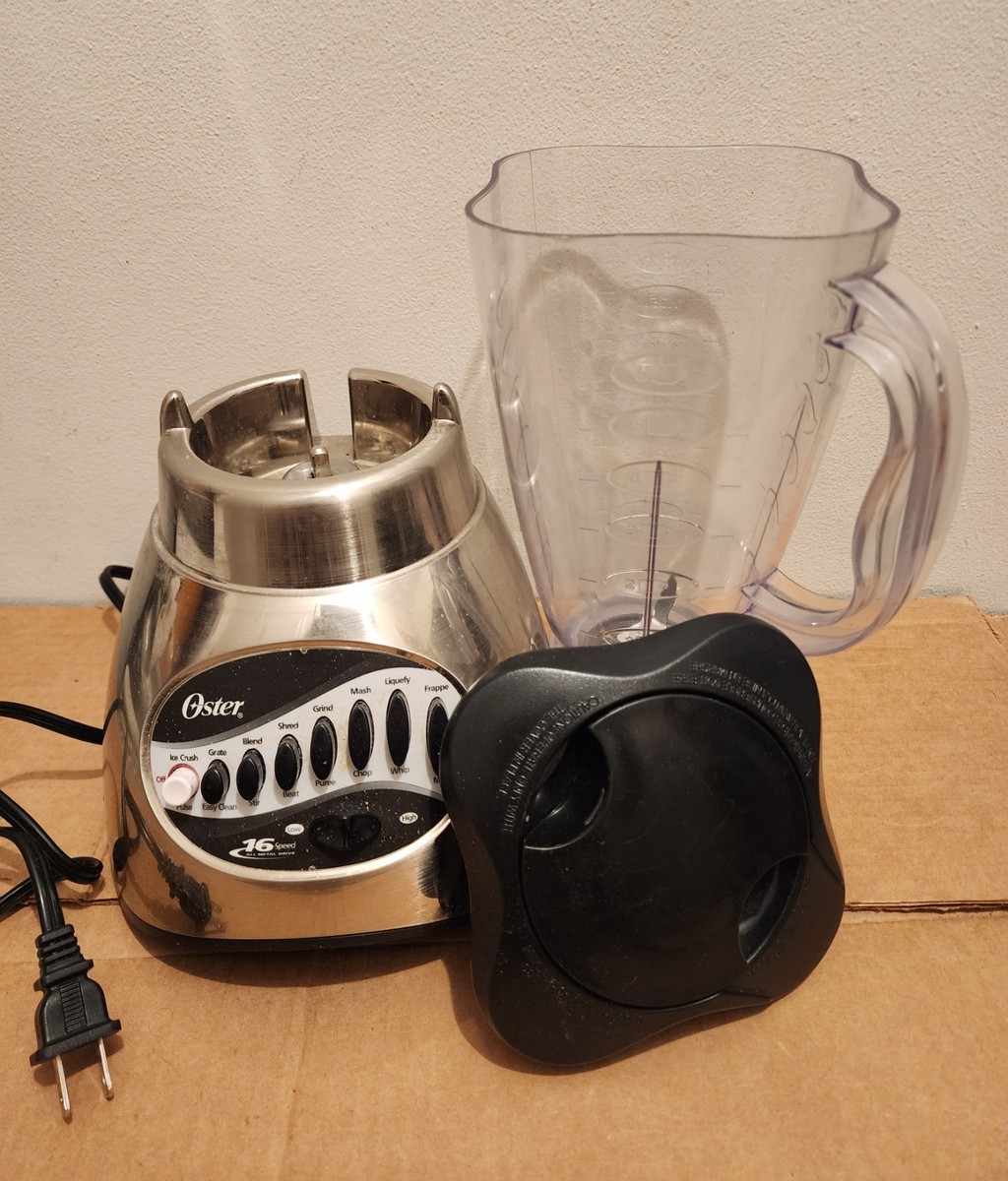 TESTED Oster 16-Speed Blender Metal Drive 6878 6 Cup Plastic