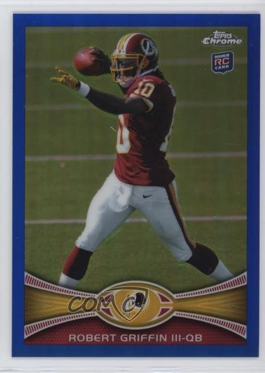 2012 Topps Chrome Blue Refractor 183/199 Robert Griffin III #200 Rookie RC 0qn