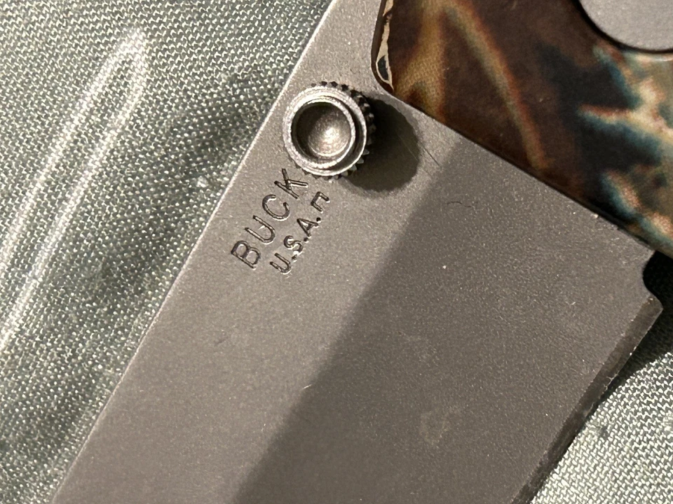 Buck USA ~ 180 Crosslock Camo Folding Knife With Gut Hook & Saw - Image 4 of 4