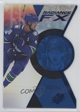 2023-24 SPx Radiance F/X Blue 262/299 Elias Pettersson #RFX-49 1j1a