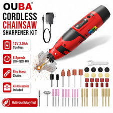 Cordless Chainsaw Sharpener Kit 54PC w/Diamon...