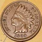 1909 INDIAN HEAD CENT EXTRA FINE DETAILS FAST SHIPPING