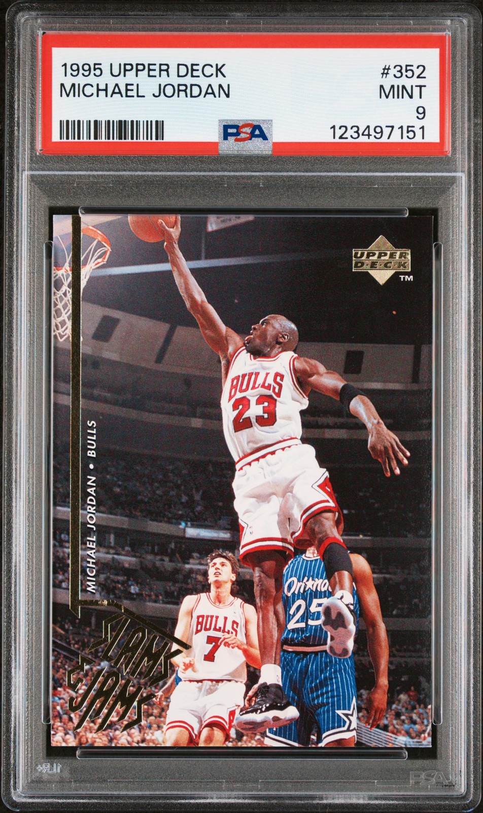 1995 UD #352 MICHAEL JORDAN PSA 9