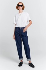 Levi's Japanese Selvedge Column Jeans Womens Blue Tab Moj Dark Wash 248 NEW