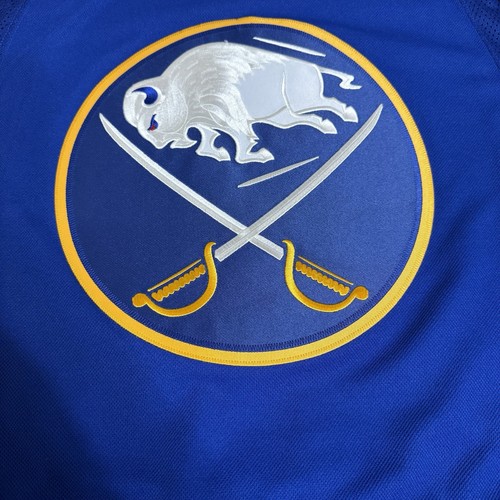 adidas Mens 50 (Med) RASMUS DAHLIN BUFFALO SABRES Authentic Hockey Jersey H56839 - Picture 2 of 17