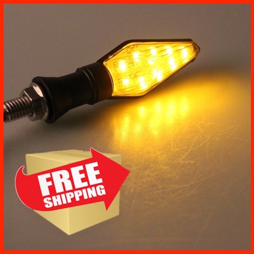 4 LED Turn Signal Kit Dual Sport Enduro Blinker Light Street Legal Dirt Bike NEW eBay