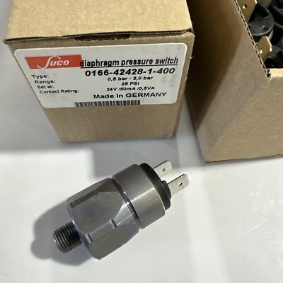 SUCO Diaphragm Pressure Switch 25 PSI 0166-42428-1-400 Germany (GENUINE) *NEW*