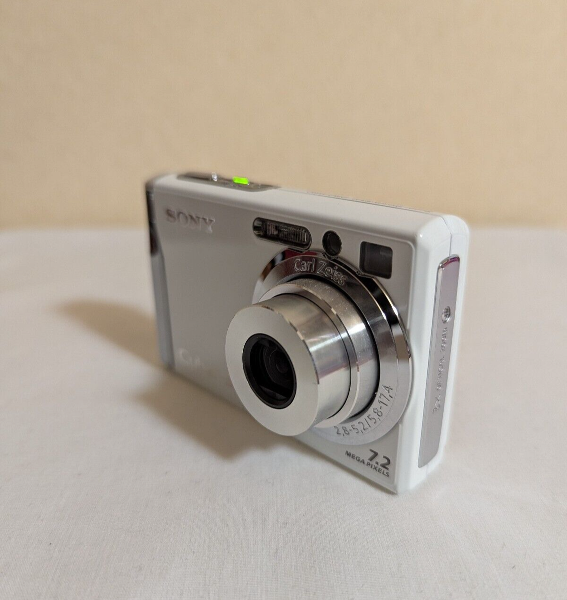 Sony Digital Camera DSC-W80 Cyber Shot White 3.0x 7.2MP