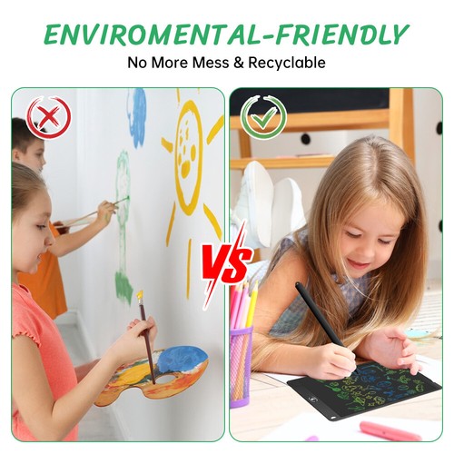 12'' LCD Writing Tablet Drawing Pad Erasable Doodle Board for Toddlers Kids Gift - Photo 4/10