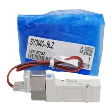  SMC SY3140-5LZ Solenoid Valve, 5-Port 2-Position, 0.15-0.7MPa, 24VDC Coil