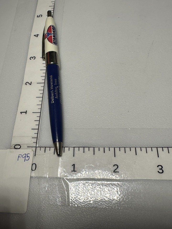 Vintage Audubon Iowa Standard Oil Company Gasoline Fuel Gas Advertising