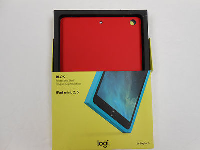 Logitech BLOK Protective Shell for Mini  iPad 2,3 # 939-001262 (RED)