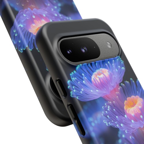 For iPhone | Samsung Galaxy | Pixel Phone Case - Bioluminescent Anemone Glow - 第 238/255 張圖片