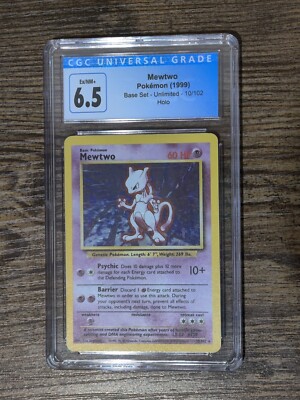 Pokémon TCG Mewtwo Base Set 10/102 Holo Unlimited Holo Rare | eBay