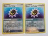 MOON & SUN BADGE x2 151/203 Evolving Skies Pokemon 2021 Reverse Holo - NMT