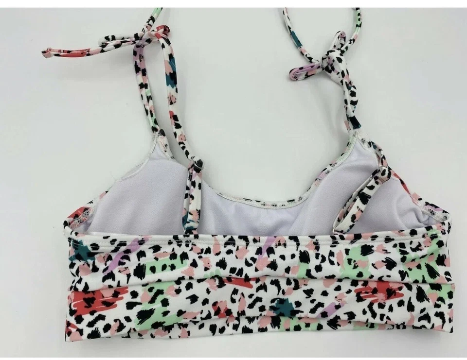 Salt & Cove Women's Bikini Top Swimsuit Size XS Waiting Fur design New - Изображение 2 из 4