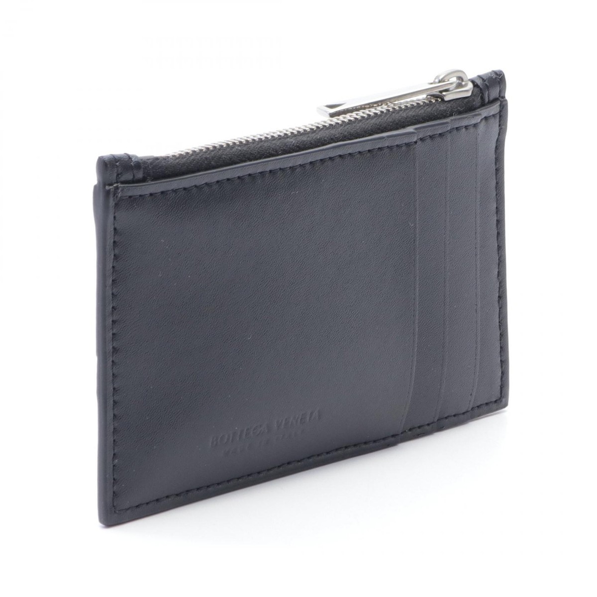 ★BOTTEGA VENETA★ Cassette Gold Zipper 3 Slot Card Holder B BOTTEGA VENETA Cassette zipper Card Case holder purse