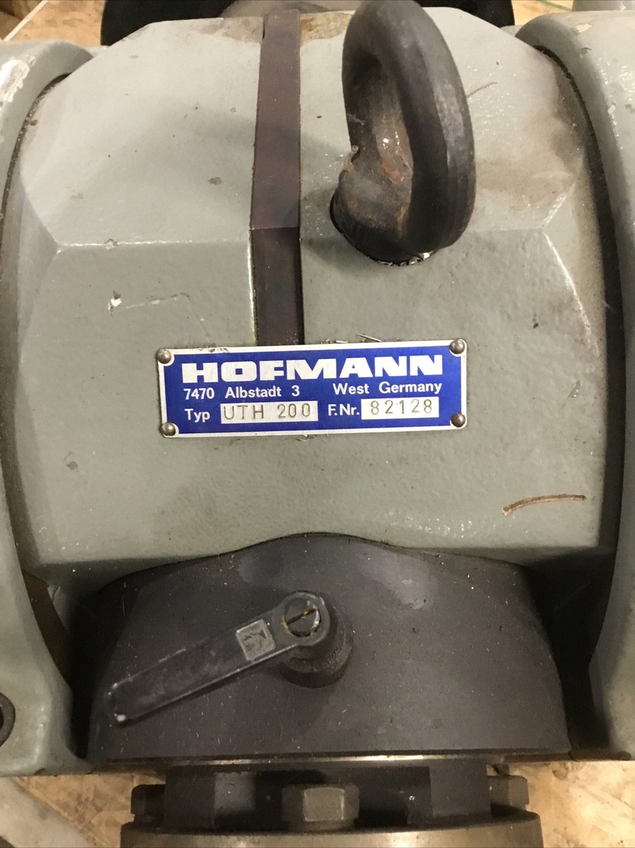 Hofmann Typ UTH 200 Tilting Dividing Heads F.Nr. 82128