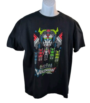 Voltron Legendary Defender - Lootwear Exclusive T-Shirt Size XL Navy Crew Neck