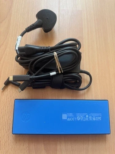 HP Elite USB-C Dock G4 With PSU + USB C Cable - Very Good Condition