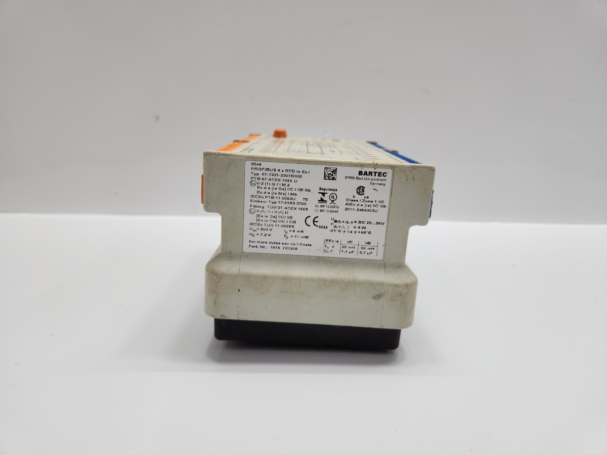 BARTEC 07-7331-2307/0000 Profibus Interface 4 X RTD in EX I