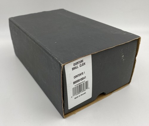 Waterford Crystal Overture Small Clock & Original Box with Instructions Seiko - Picture 6 of 8