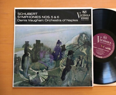 VICS 6700D Schubert Symphony nos. 5 & 6 Denis Vaughan RCA Plum Stereo ED1