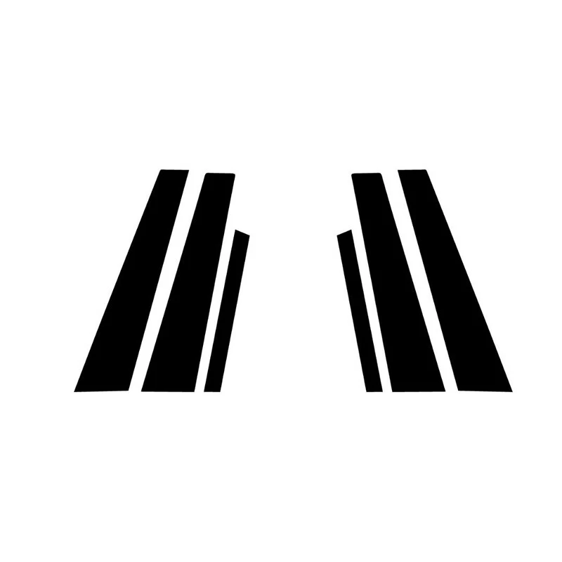 8pcs Set  Fits Jaguar XE X760 2016-2023 Door Side Window Cover Pillar posts Trim Foto 2 de 4