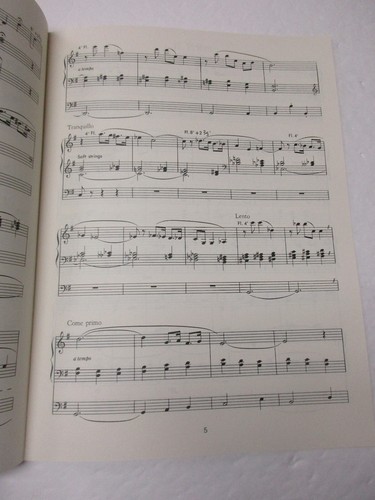 Gerald Bales Sonatine for Organ Sheet Music Cathedral Music Press - Picture 3 of 3
