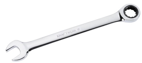 Kraftwerk D-CLICKRAFT Gabelring-Ratschenschlüssel 10 Mm - Kompakter Doppelschlüssel Für Enge Stellen