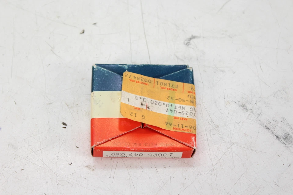 ANILLOS DE PISTÓN DE 0,50 MM KAWASAKI KE100 1976-1978 13025-047 NUEVOS DE STOCK Foto 4 de 4