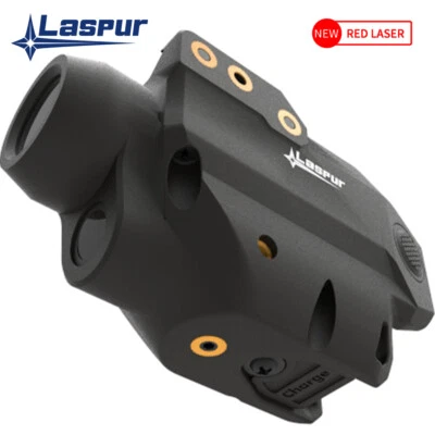Laspur Sub Compact Red Laser Sight with Flashlight Combo Rechargeable Battery