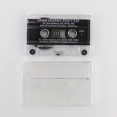 Dead Doctors Don't Lie by Dr. Joel Wallach Cassette Tape w/ Case 1996 - New