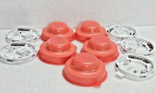 LOT OF 5 APOLLO XPLORER 59000-600 APO OPTICAL SMOKE DETECTOR WITH BASE