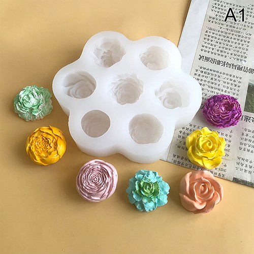 Flower Silicone Molds Chocolate Cake Baking Mold Handmade Candle Making Tools - Picture 13 of 14