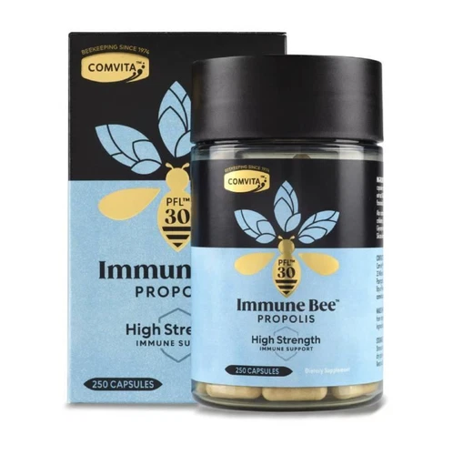 Comvita Immune Bee Propolis High Strength PFL 30 250 Capsule Free Shipping