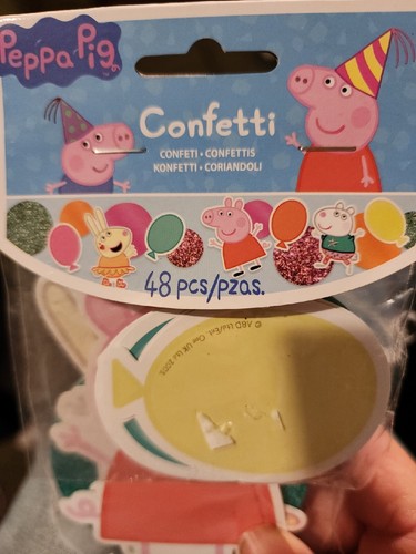 Peppa Pig Birthday Party Invitations 16, Seals, Stickers & 48 Piece Confetti NEW - Picture 5 of 6