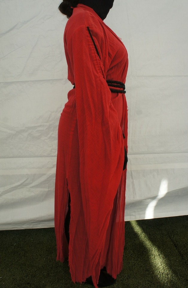 Medieval Occult Sheer Ritual Robe Halloween Witch Larp pagan Martial ...
