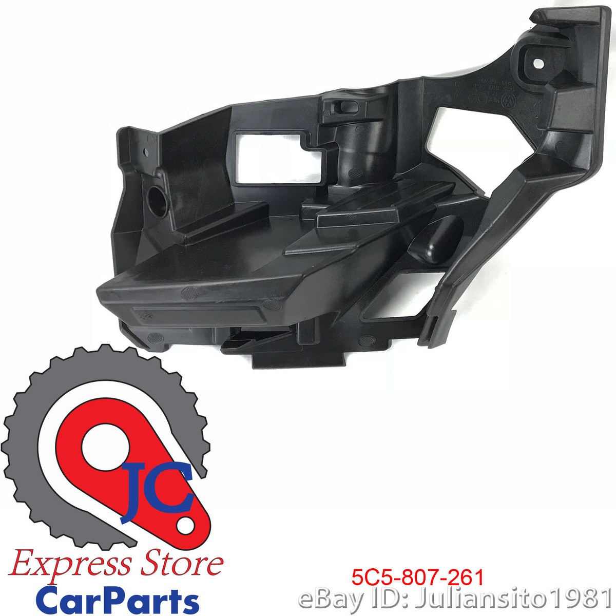 5C5807261 VOLKSWAGEN GENUINE OEM BEETLE LEFT FOG SUPPORT LINER EXT