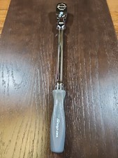 New Snap On 38 Fhlfd80 Gray Flex Head Hard Ratchet Free Priority Ship