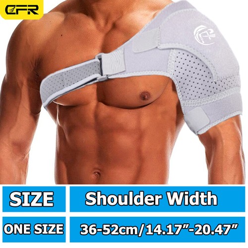 Schulterbandage für gerissene Rotatorenmanschette für Männer und Frauen Unterstützung Schmerzlinderung CFR - Bild 3 von 15