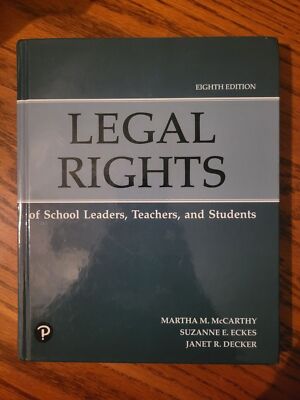 PEARSON Legal Rights School Leaders Teachers Students  8th ed HC