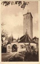 Old postcard AK Rothenburg - Burgtor GERMANY (1075458)