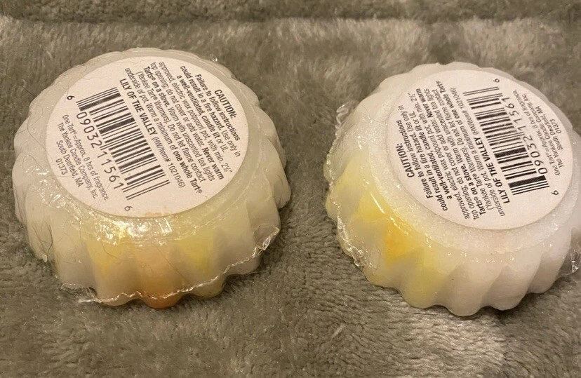 6 Yankee Candle 1 Votive Retired "LILY OF THE VALLEY " Tarts Wax Melts RARE - Image 3 of 4