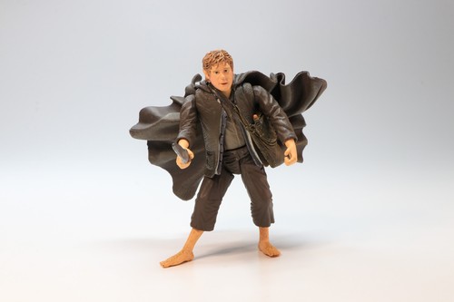 LOTR Fellowship Samwise Gamgee Figure Toy Biz Moria Goblin Scene 2001 - Picture 3 of 14